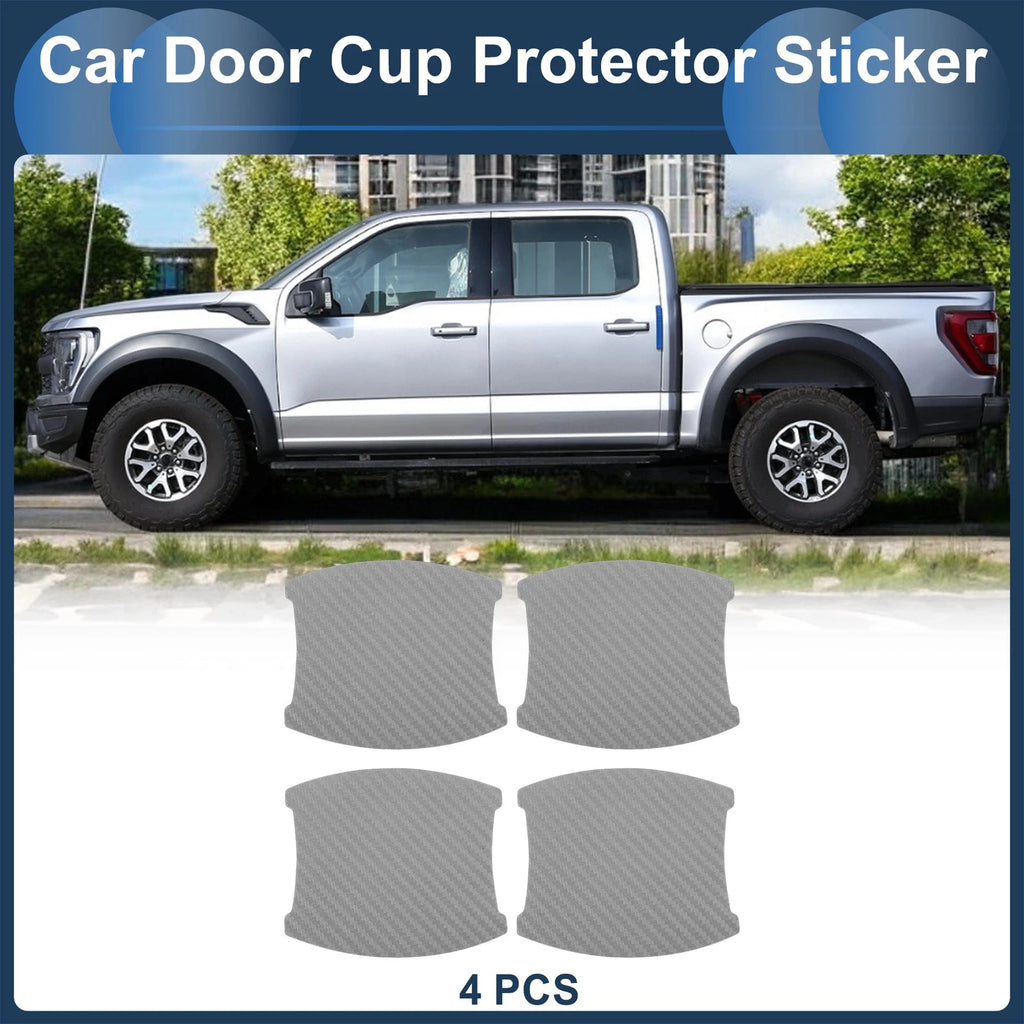 3D Car Door Handle Scratch Protector for Universal Vehicles (84x94mm)