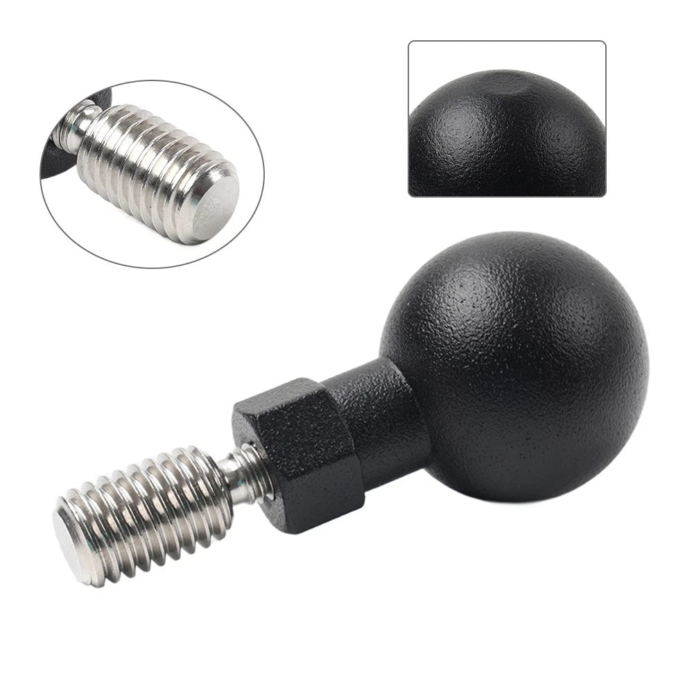 Universal Motor Ball Head Base GPS Phone Holder Clamp Stand M6 to M10