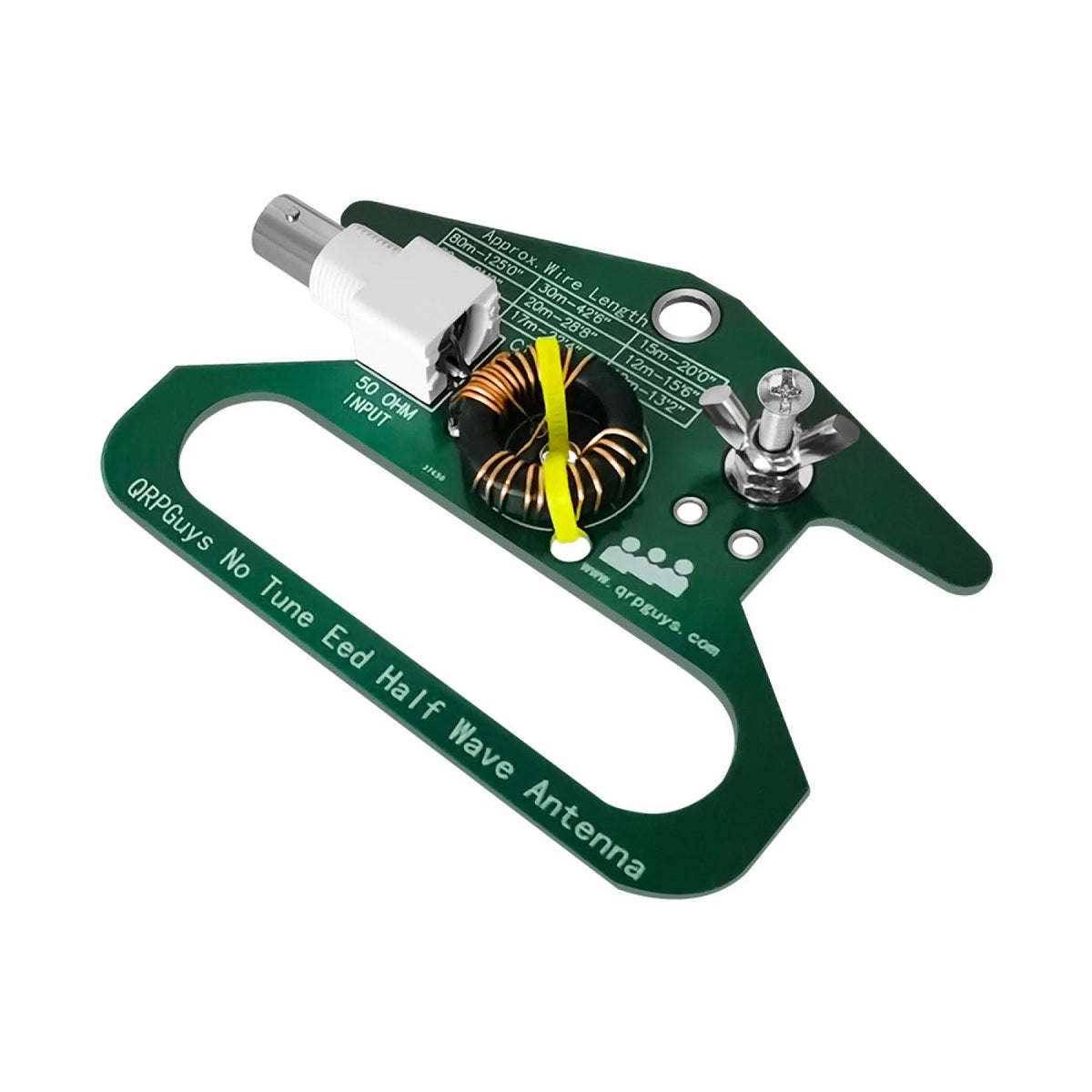 Portable 50 Ω No Tune End Fed Half Wave Antenna Kit SWR ≤ 1.2