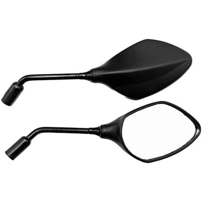 For KD150 Motorcycle Rear View Mirror Black PP Material Replacement Set