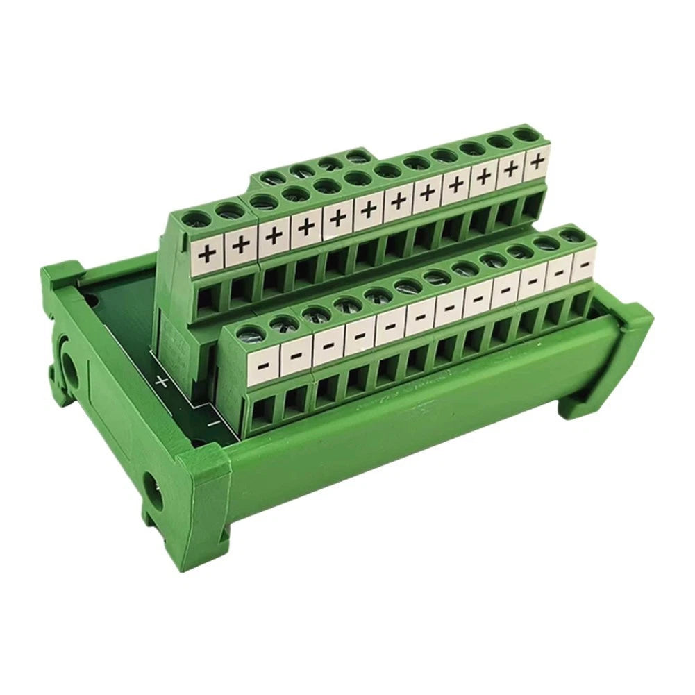2X Power Distribution Terminal Block for Compact Control Panels
