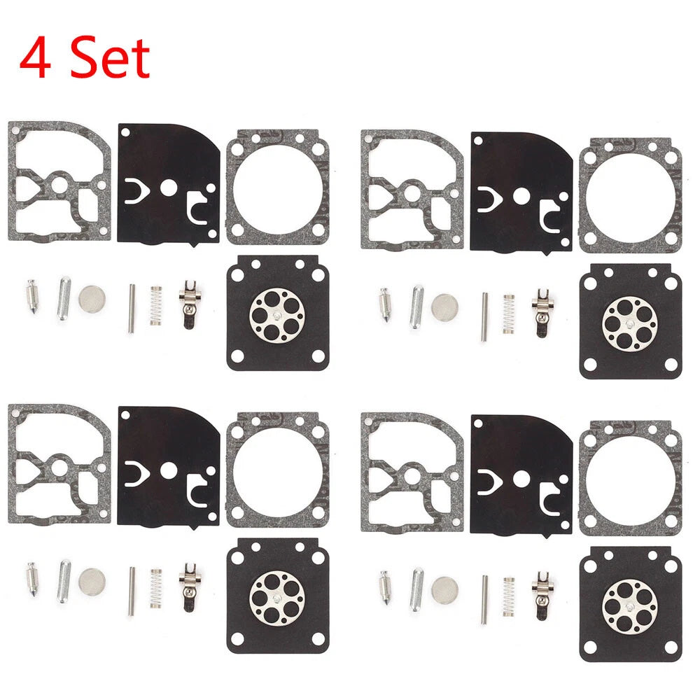 Set of 4 Carburetor Diaphragm Kit for Zama RB-129 C1M-W26A C1M-W26B C1M-W26C