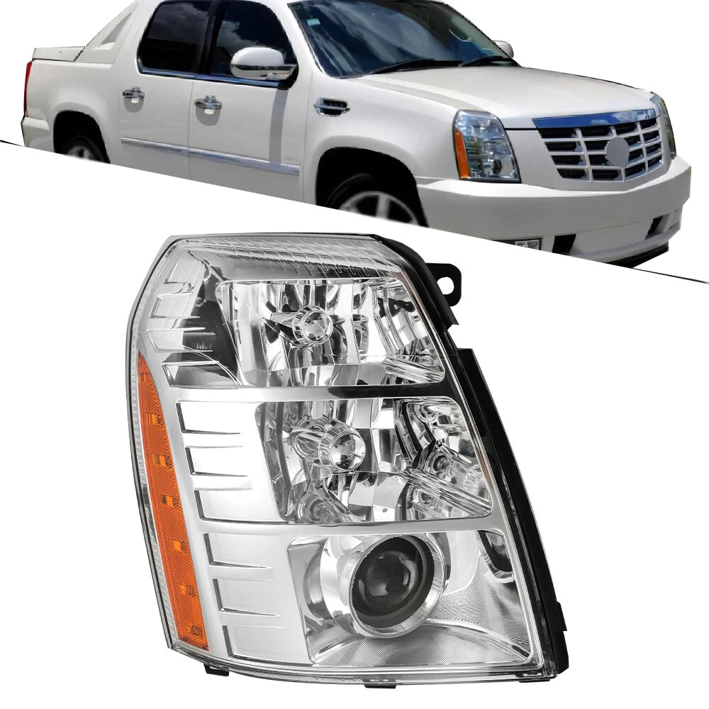 Headlight Assembly HID Black for Cadillac Escalade (2007–2014) Right