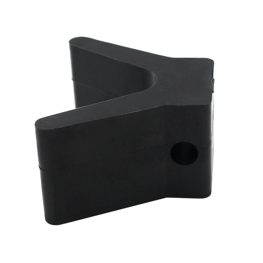 2 V-Style Bow Stops for Boat Trailer (Non Marking, 1/2" Mounting Hole)