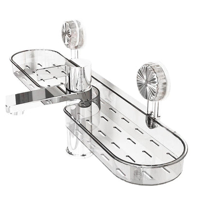 Bathroom Suction Cup Faucet Shelf for Sink Storage (2010–2023)