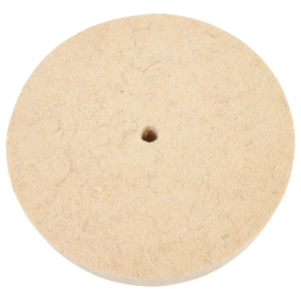 6" Wool Felt Polishing Buffing Wheel Disc Pad for Rotary Tool 150x25mm