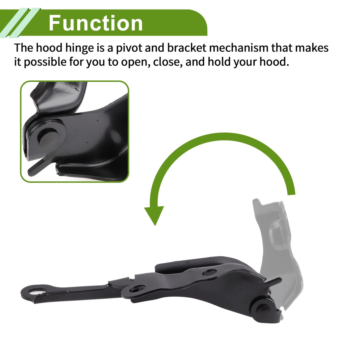 Hood Hinges for Toyota 4Runner (2003–2009) No. 5342035060, 1 Pair