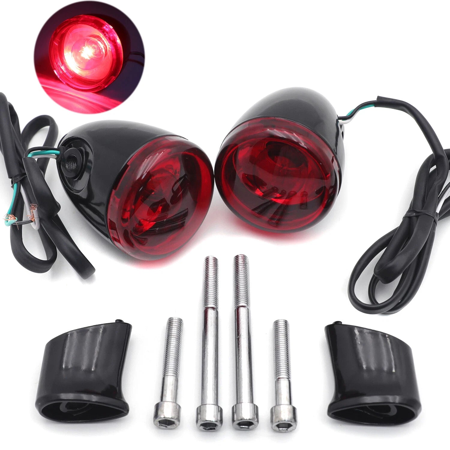 Rear Turn Signal Light Indicator Bracket for Harley Softail (2002–2005)