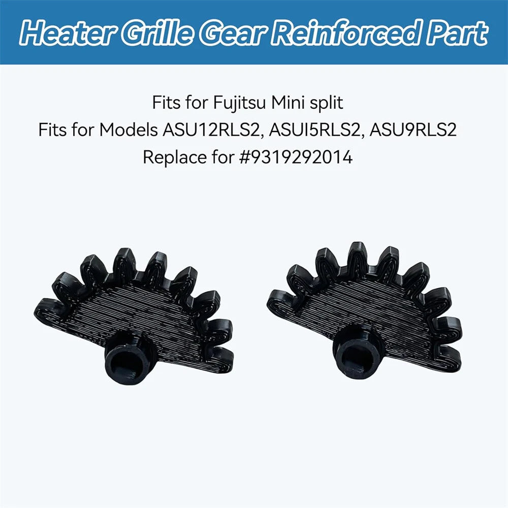 2Pcs A/C Grille Gear for Fujitsu ASU12RLS2, ASU15RLS2 (9319292014)