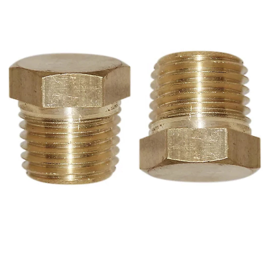 2X Fittings .250-18x.62 for Mercury Mercruiser 7LX 4BBL GM 350