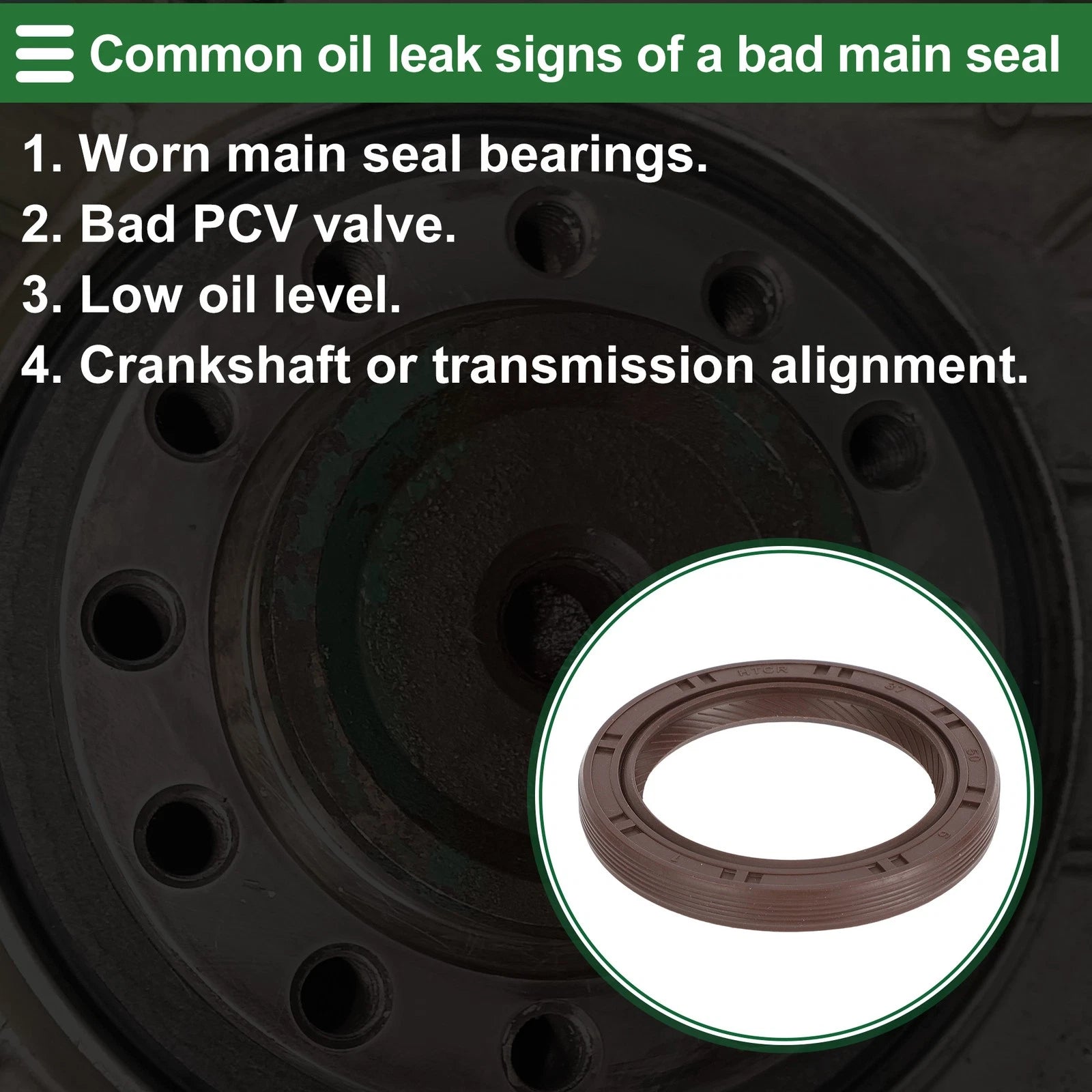 Front Crankshaft Oil Seal Replacement for Ford Focus (2003–2018)