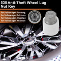 Wheel Lock Lug Nut Key Socket for Volkswagen Touareg (2005–2018)