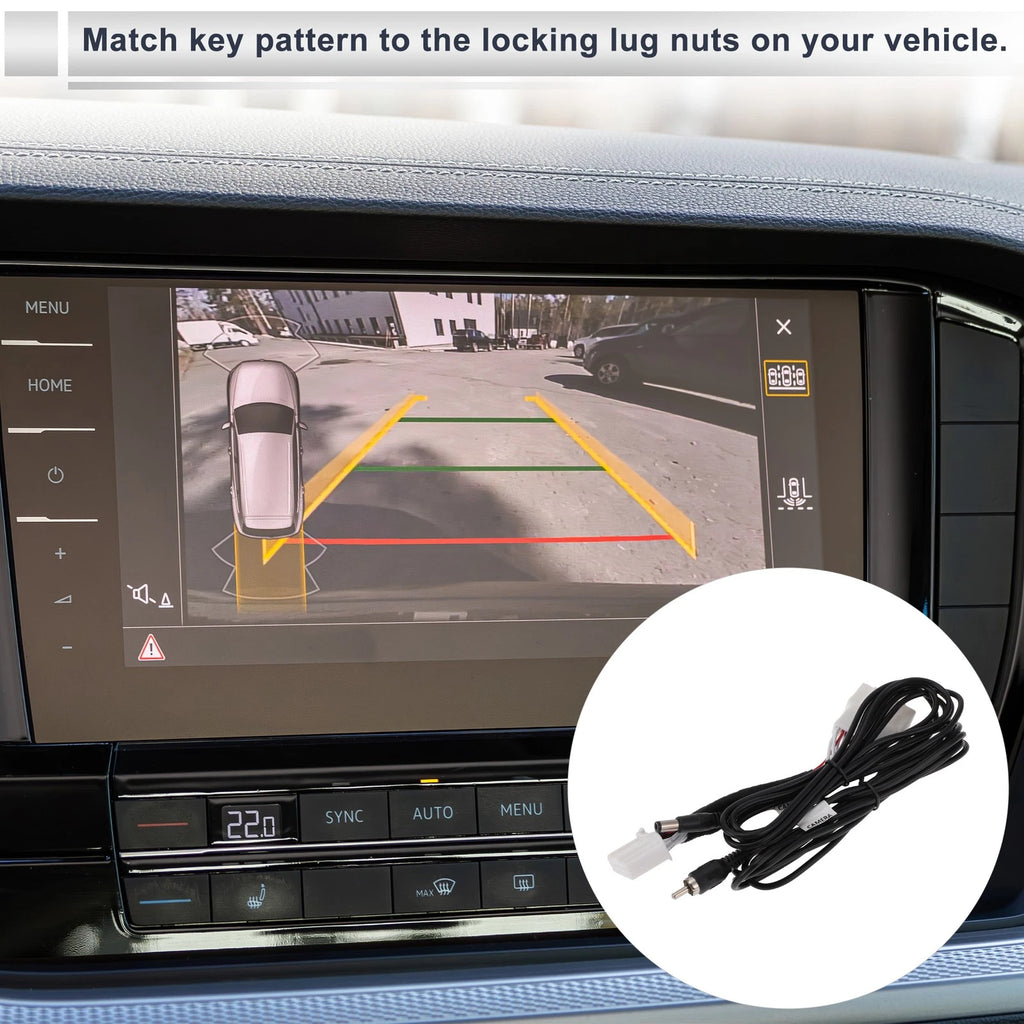Rear View Camera Adapter Wire Harness Cable for Mazda 3 Sedan (2014–2018)