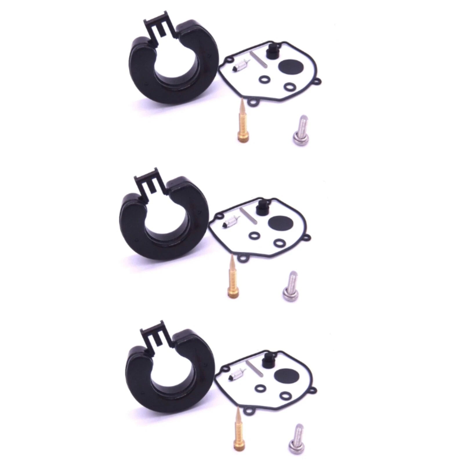 3X Carburetor Kit for Tohatsu Nissan 25 30 HP Outboard (346-87122-0, 346871220M)