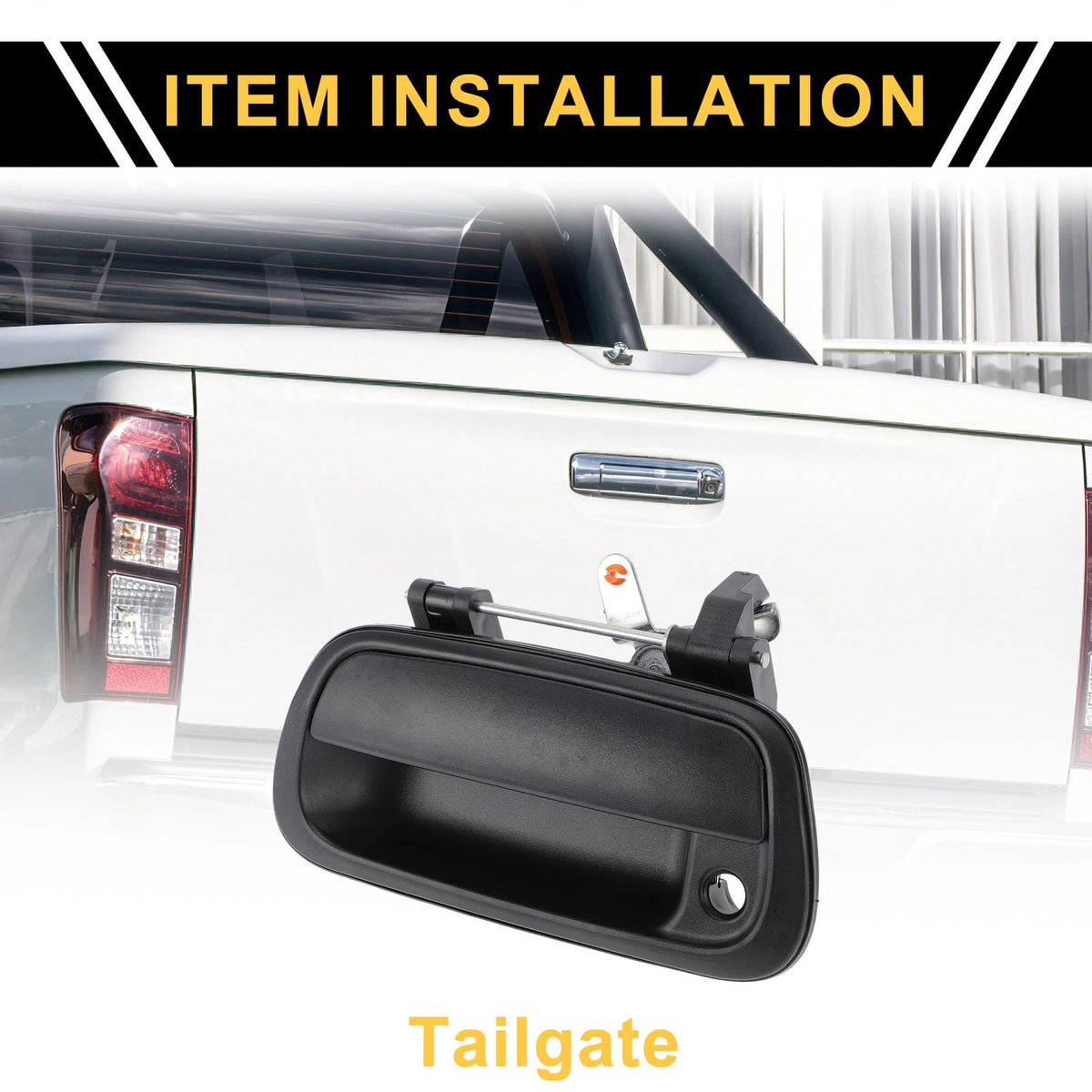 Liftgate Latch Tailgate Handle for Toyota Tundra (2000–2023) No. 690900C030C, 690900C010