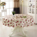 1 Pcs Round Table Cloth for 6 Seaters/4 Seaters (PVC)