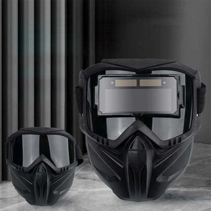 Sleek Black PC Welding Helmet for Maximum Safety