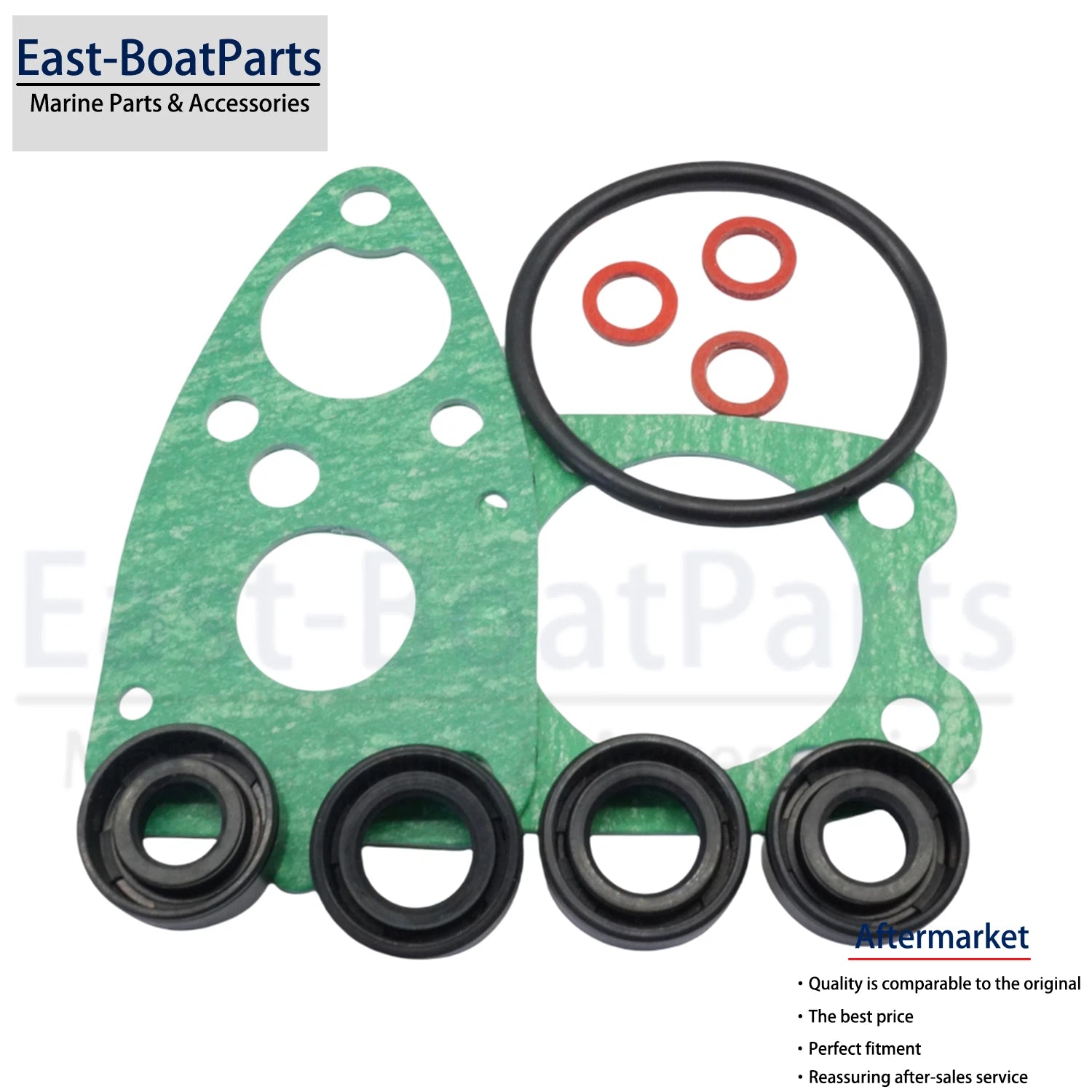 Lower Unit Seal Kit for Yamaha 4HP 5HP 6HP (6E0-W0001-20, 6E0-W0001-21, 6E0-W0001-C1)