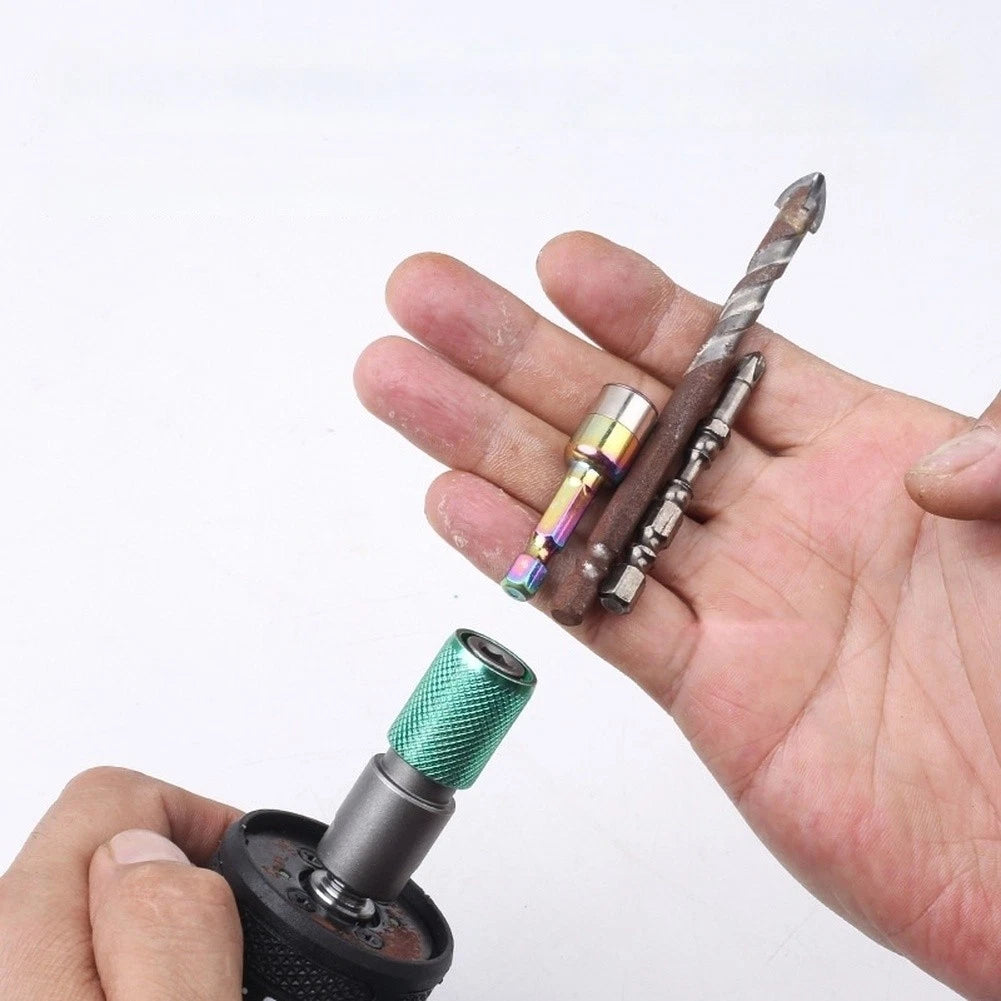 3X Steel Power Tool Adapter Set for Angle Grinder Drill Hex Conversion