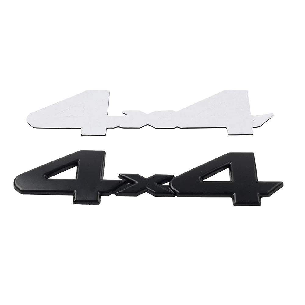 3D Rear Tailgate Emblem Badge Overlay Decal for Universal Fit (Black)