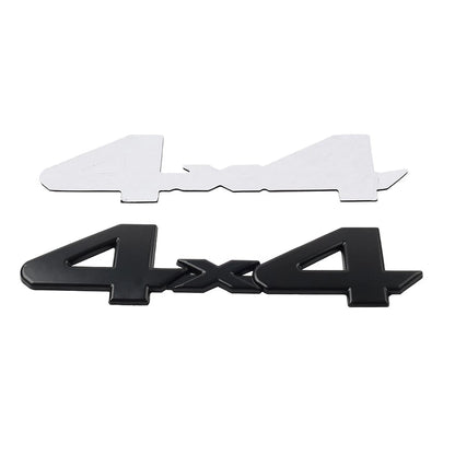 3D Rear Tailgate Emblem Badge Overlay Decal for Universal Fit (Black)