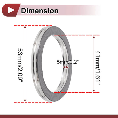 41mm Exhaust Manifold Gasket for - Graphite, Stainless Steel
