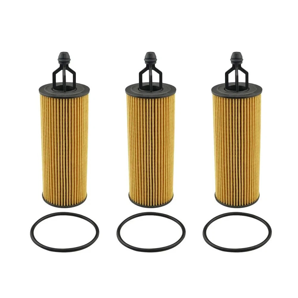 3X Oil Filter for Dodge Chrysler Jeep Ram (2014–2022) 68191349AC
