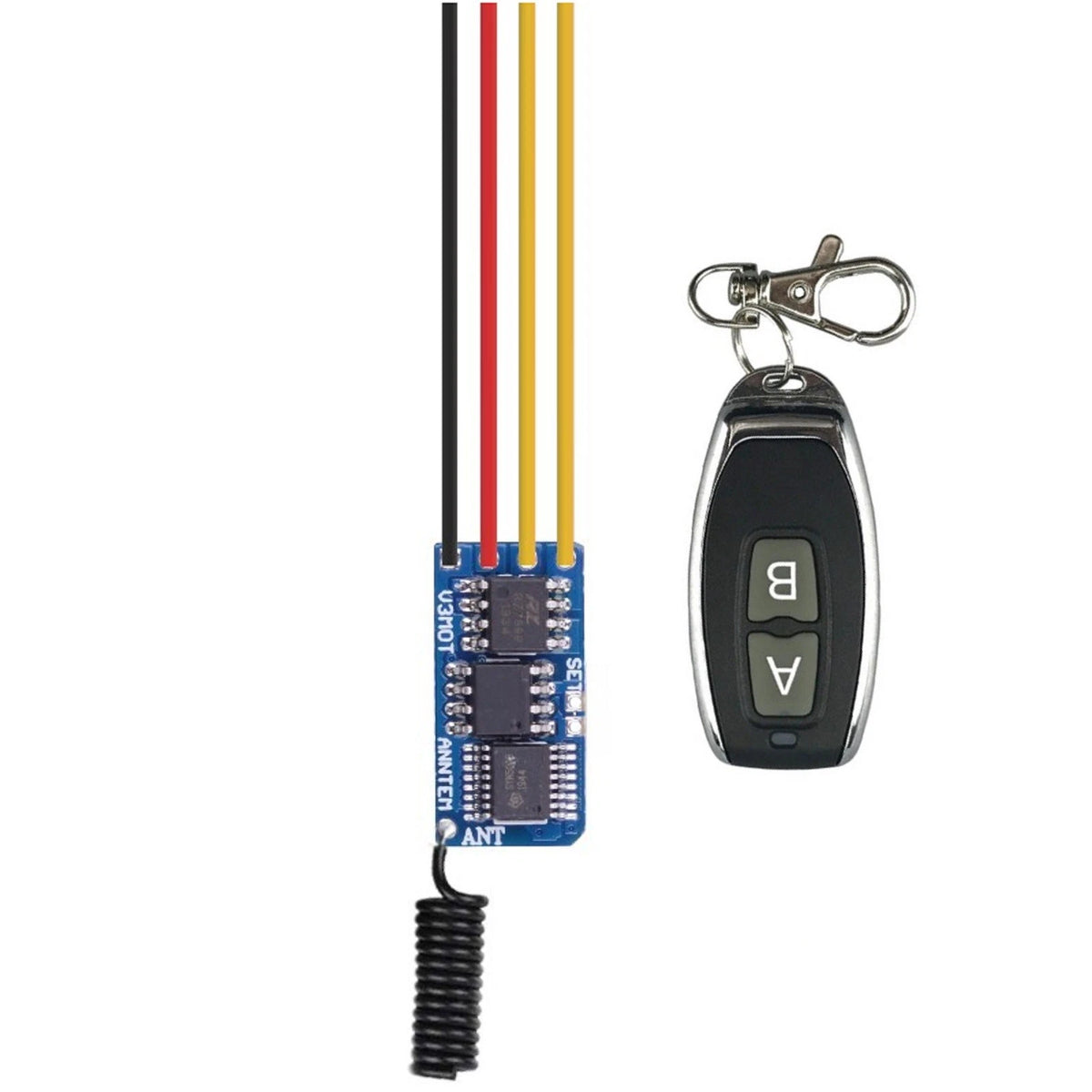 Wireless Remote Control Transmitter Receiver Motor Controller Module