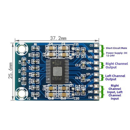 TPA3116D2 Audio Enhancement Board for Dual Channel Class D (50W)
