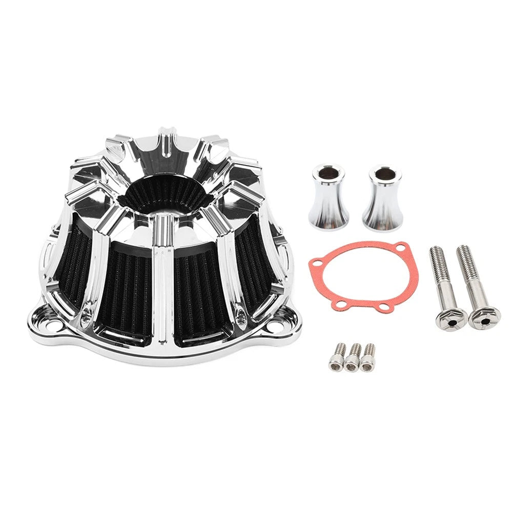 Air Cleaner Intake Filter Kit For Harley Dyna Street Electra Glide Road King