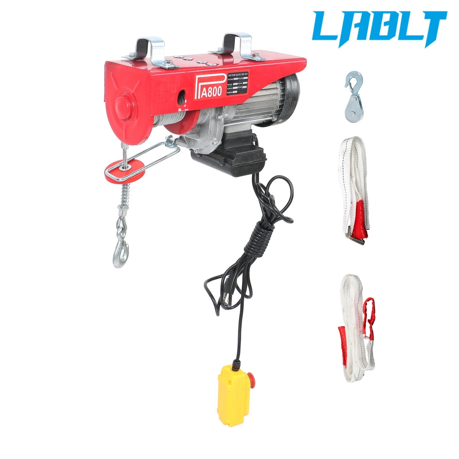 Mini Electric Hoist PA800 for (110V, 1760lbs, 14ft)