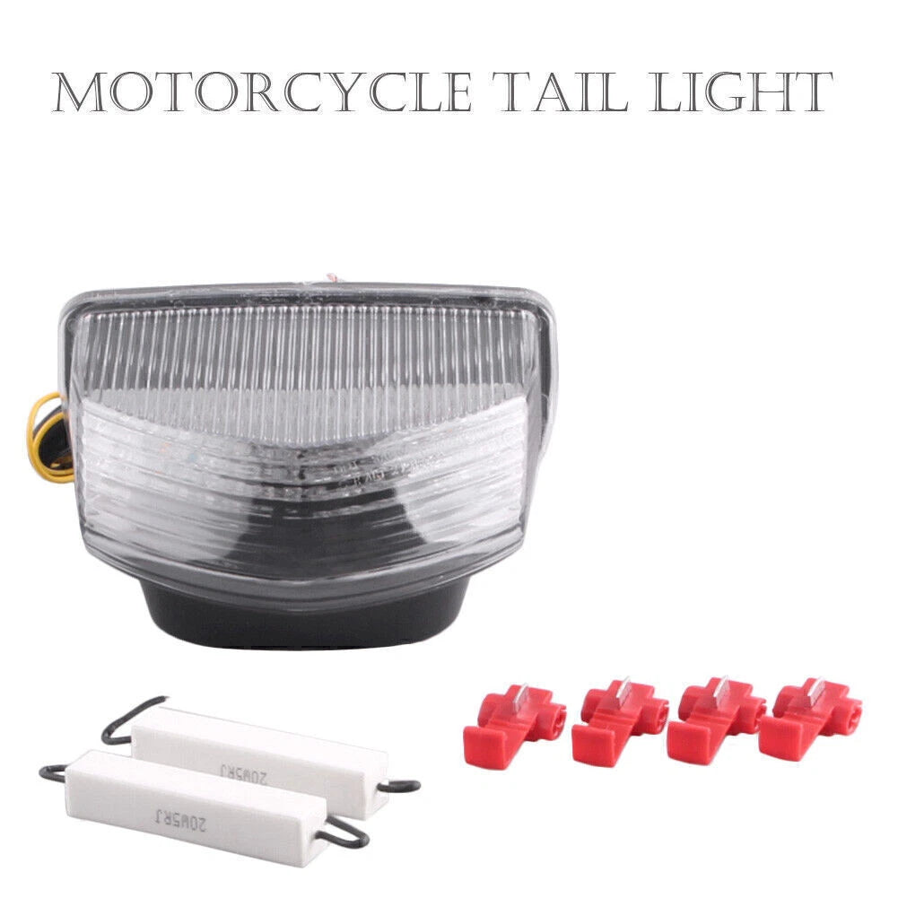 Clear LED Tail Light Turn Signals for Honda CBR600RR (2007–2011)