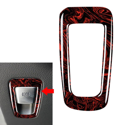 Fire Red Hand Brake Park P Button Trim for Mercedes Benz GLC Class (2015–2018)