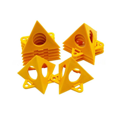 20 Yellow Pyramid Paint Stands for Canvas Furniture Craft Projects