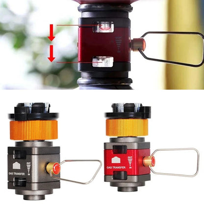 Visual Gas Tank Converter for Outdoor Camping Gear