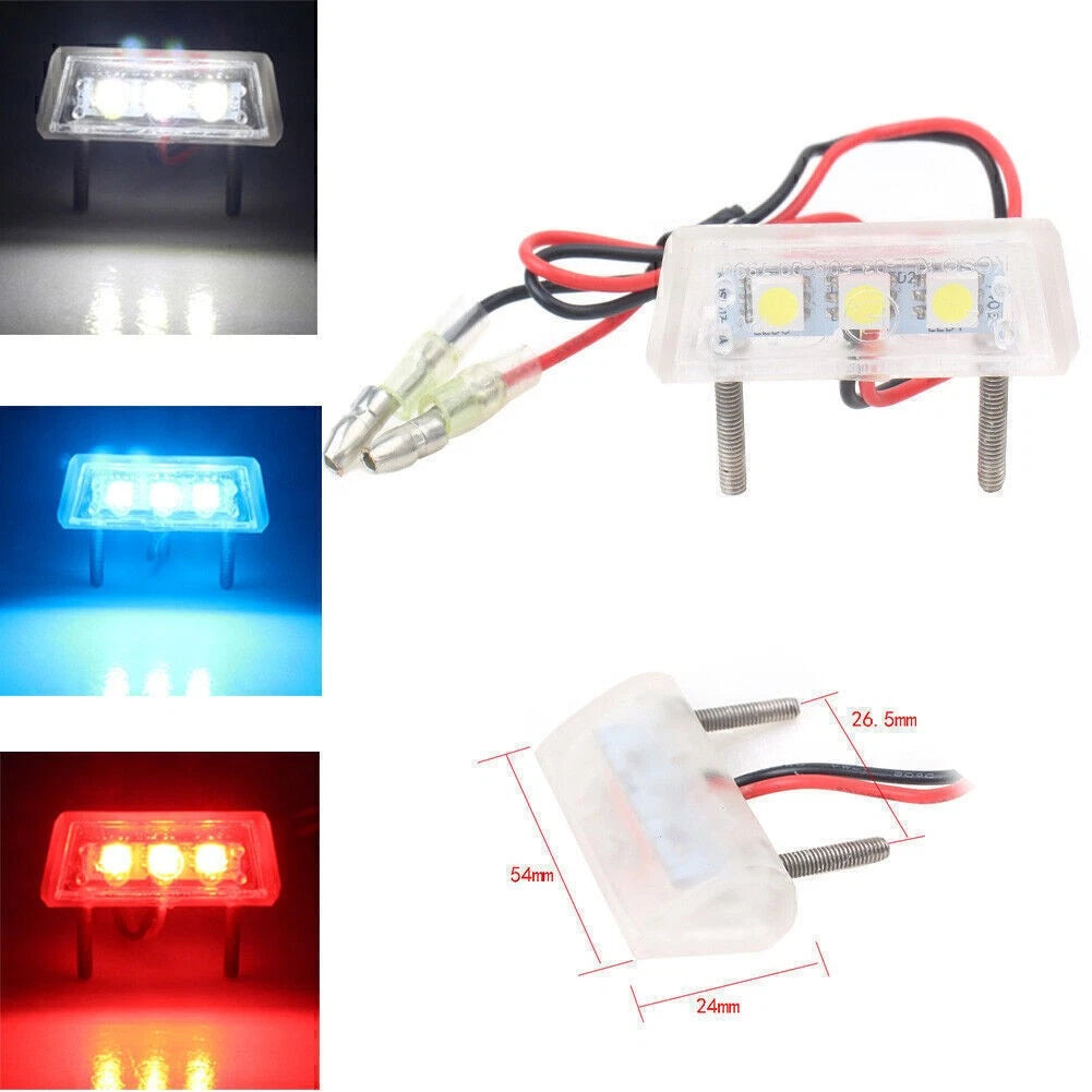 LED License Plate Tag Light for Universal Motorcycle (All Years)