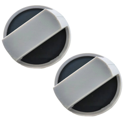 2X Washer Temperature Control Knobs for Easy Handling