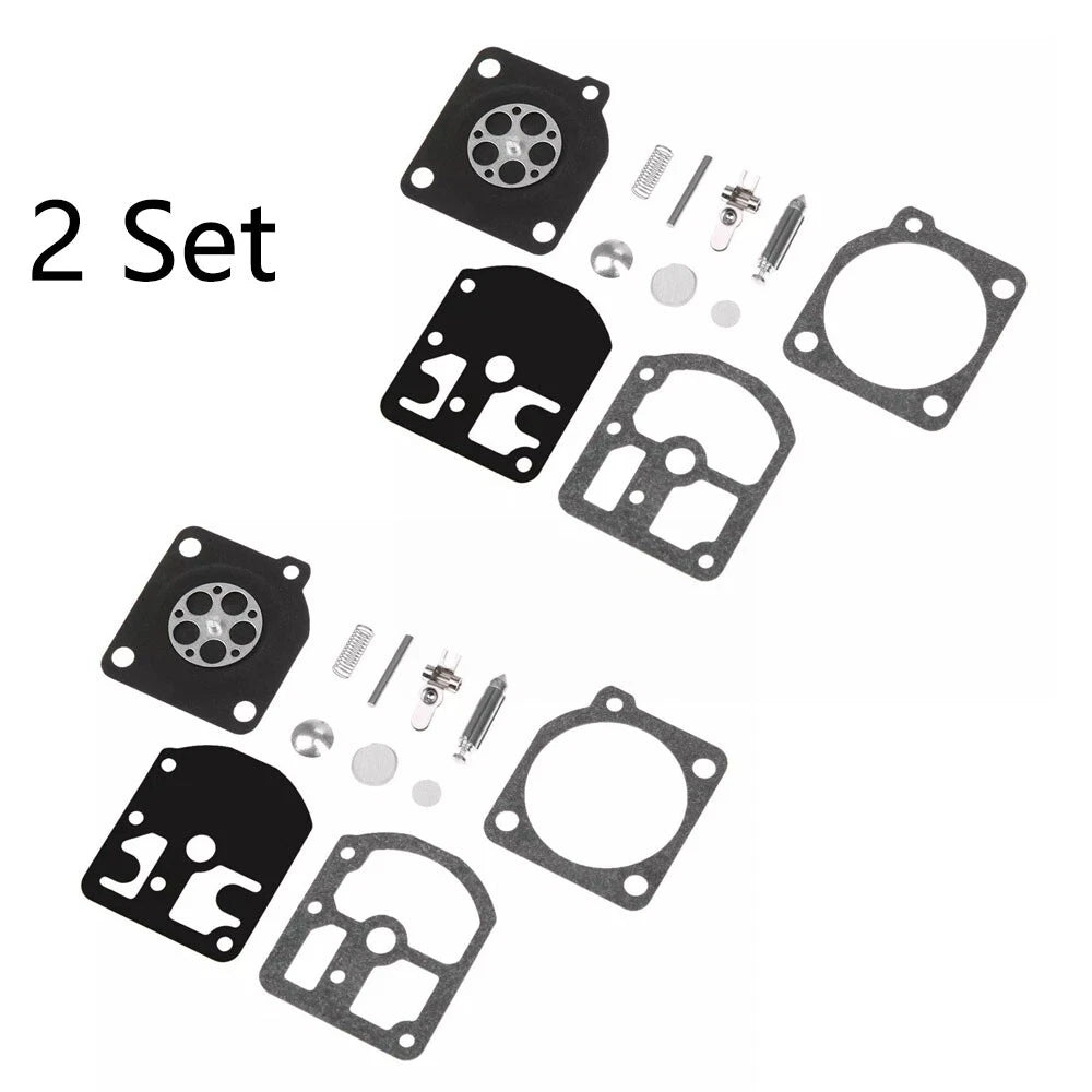 Set of 2 Carburetor Carb Kit for Stihl 009 010 011 012 011AV (ZAMA C1S-S1A RB-11)