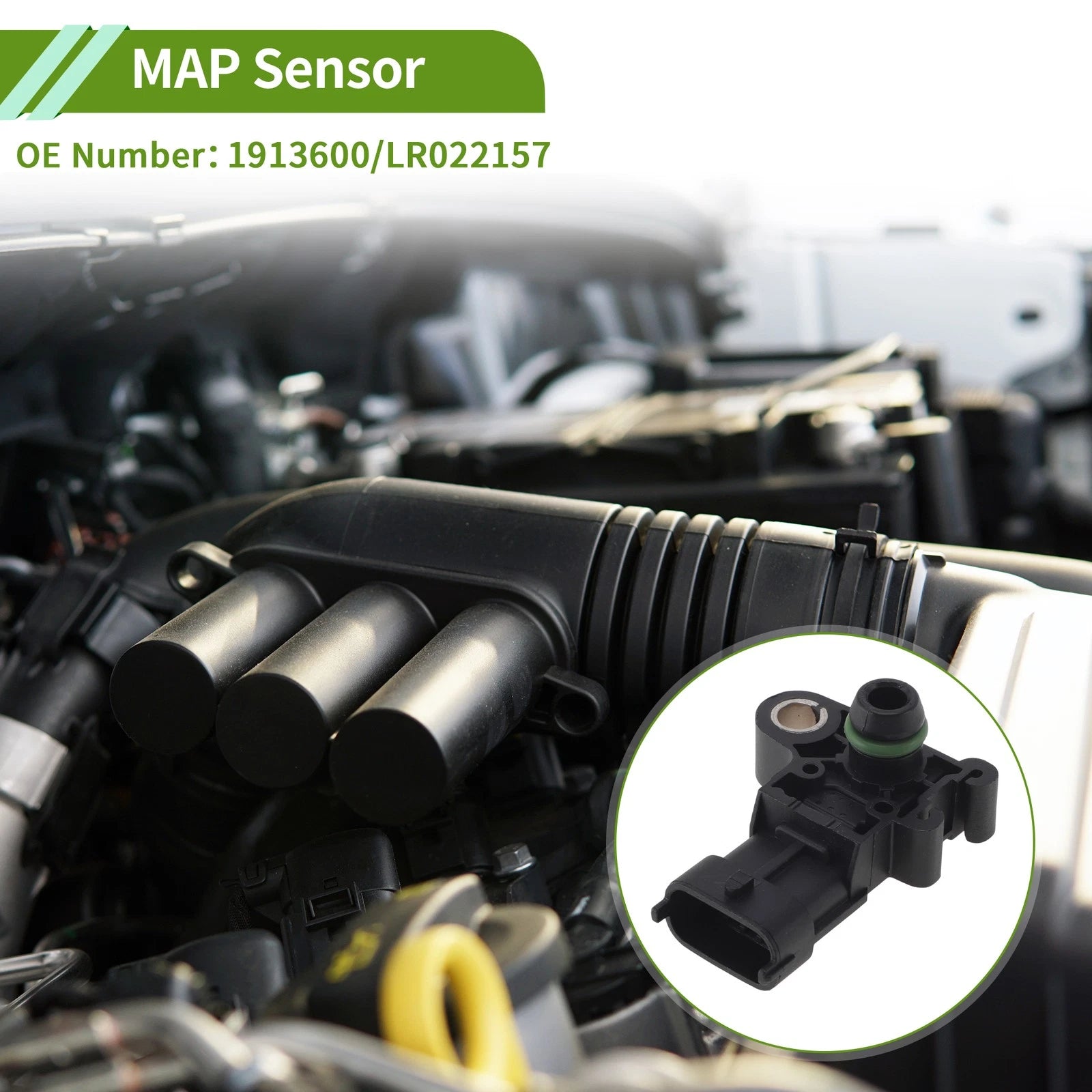 MAP Sensor for Ford Fiesta VI (CB1, CCN) (No.1913600)