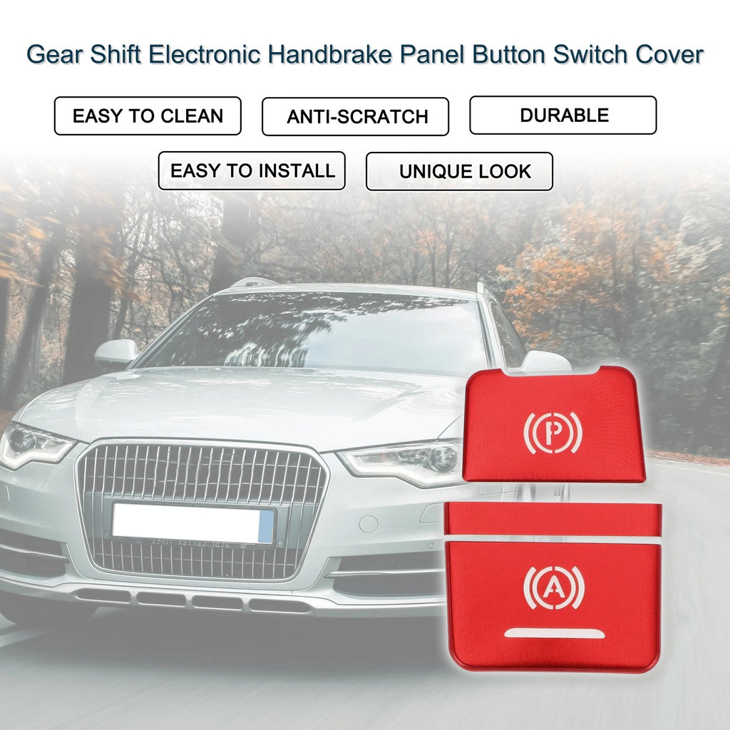 Gear Shift Handbrake Panel Button Switch Cover for Audi A6 A6 Quattro (2012–2018)