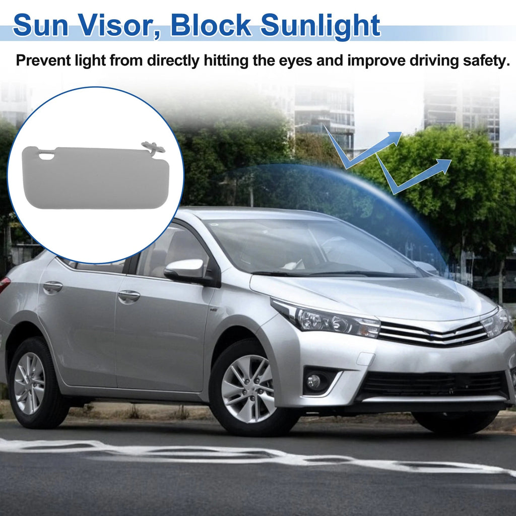 Left Side Sun Visor Replacement for Toyota Corolla 2014-2018
