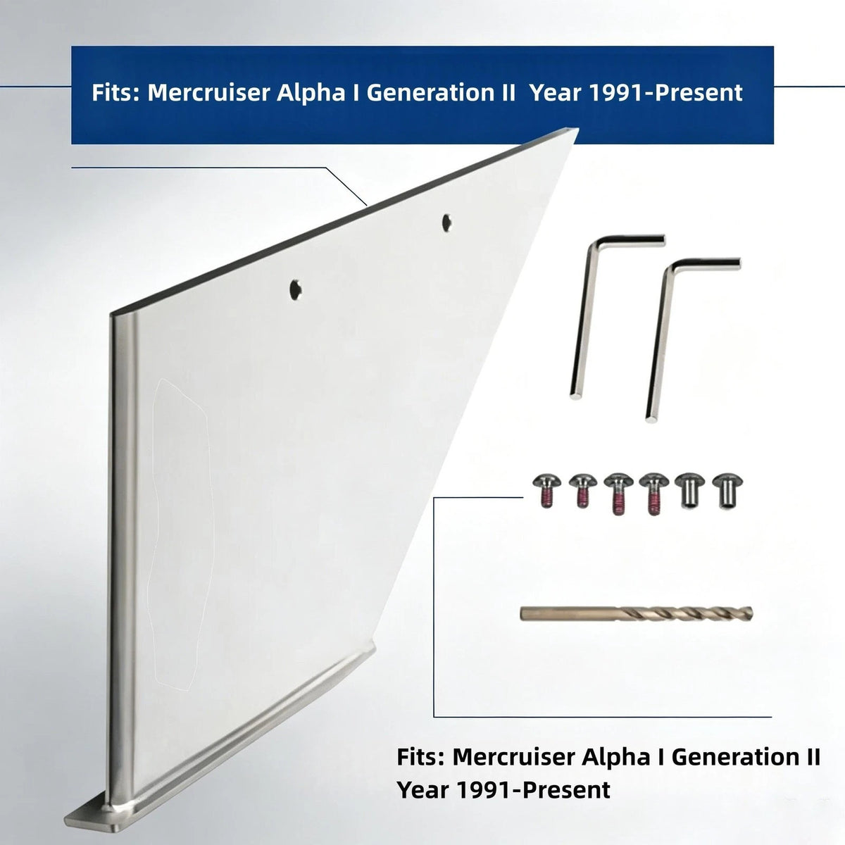 For Mercury Mercruiser Alpha 1 Generation 2 Skeg Guard Protector 27031 1991-2023