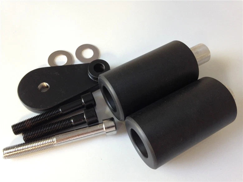 No Cut Frame Slider Protector for Yamaha YZF R6/R6S (2003–2009) Black