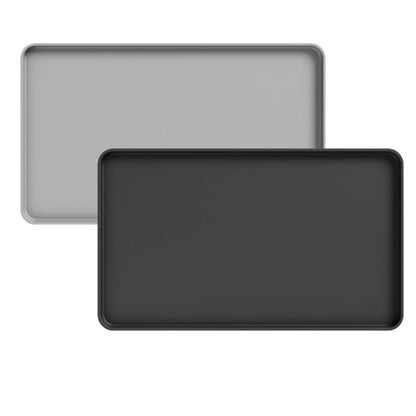 Raised Edge Silicone Mat for Kitchen Countertop Protection