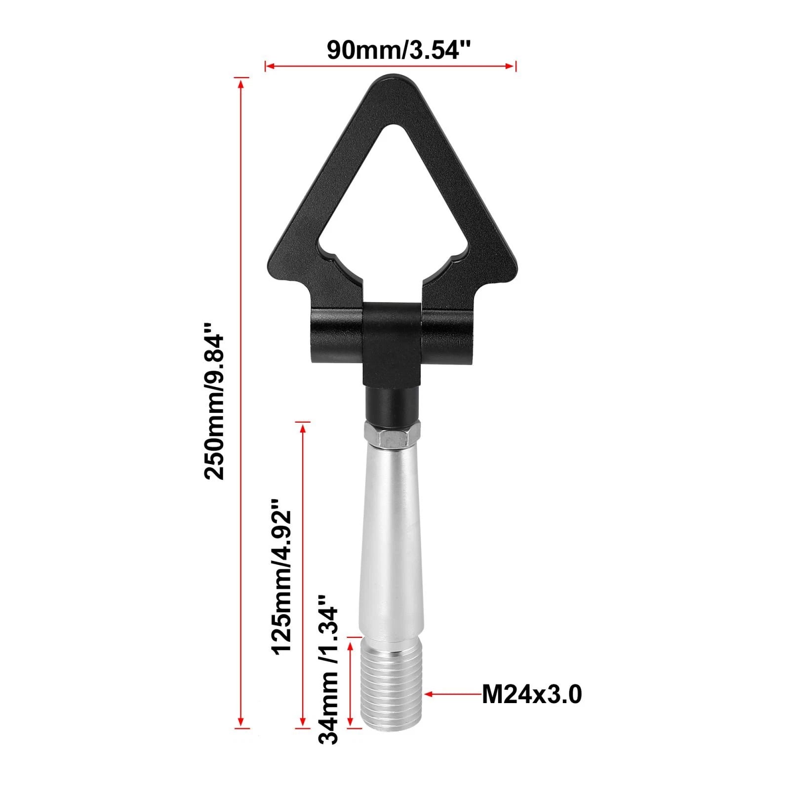 Tow Hook Triangle Ring Screw On for Mitsubishi Lancer EVO X (2008–2015)