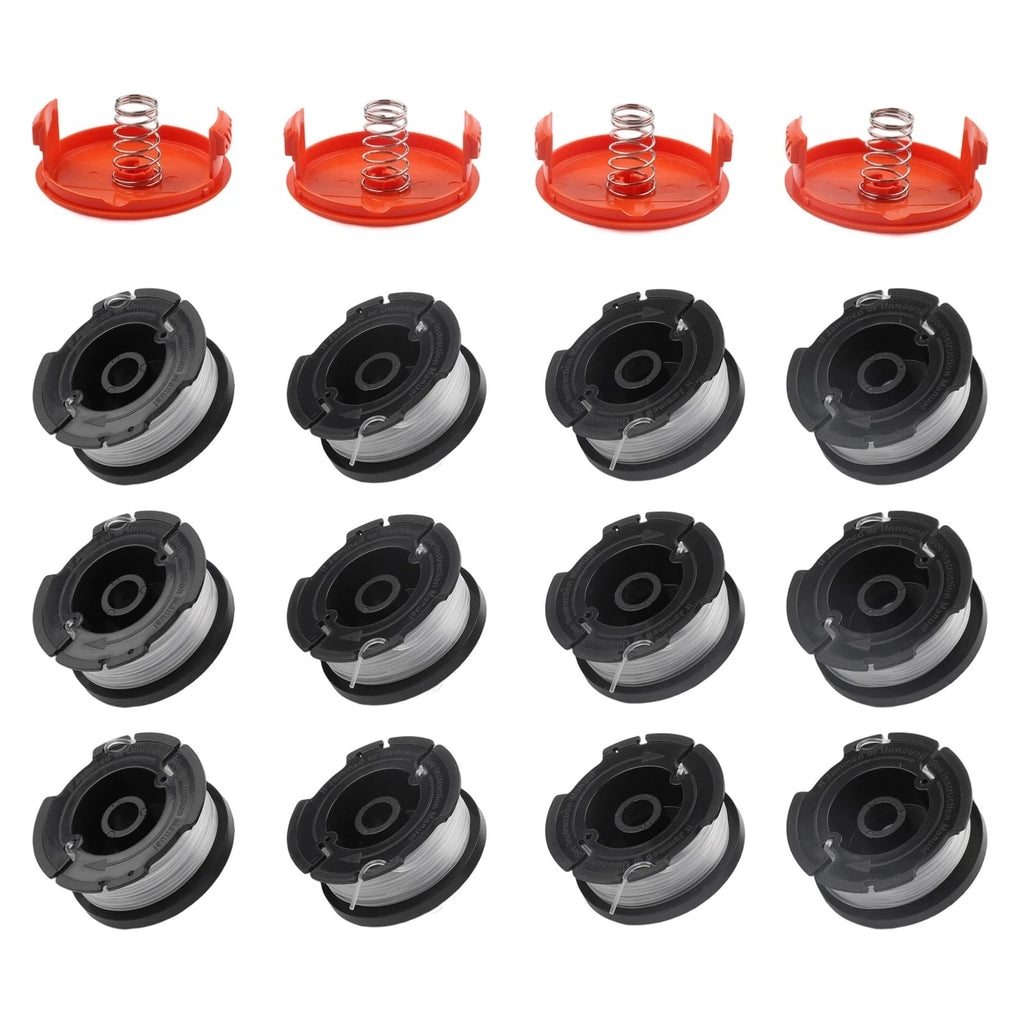 Trimmer Spool 12 Pack for AF100 (Includes 4 Covers, 4 Springs)
