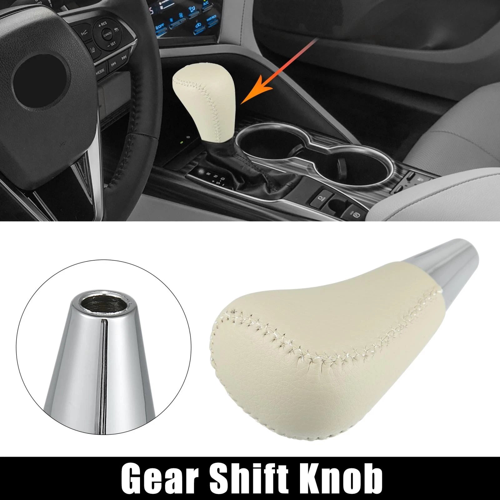 Gear Shift Knob Replacement for Toyota RAV4 Lexus Beige (2000–2025)