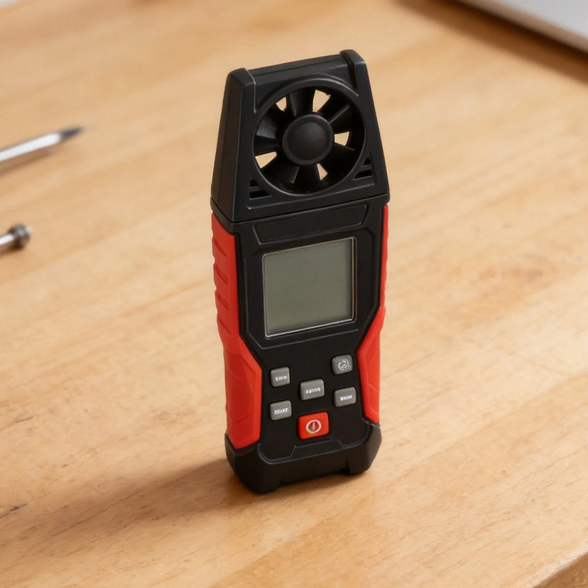 Handheld Digital Anemometer Air Velocity Meter with Temperature Measurement