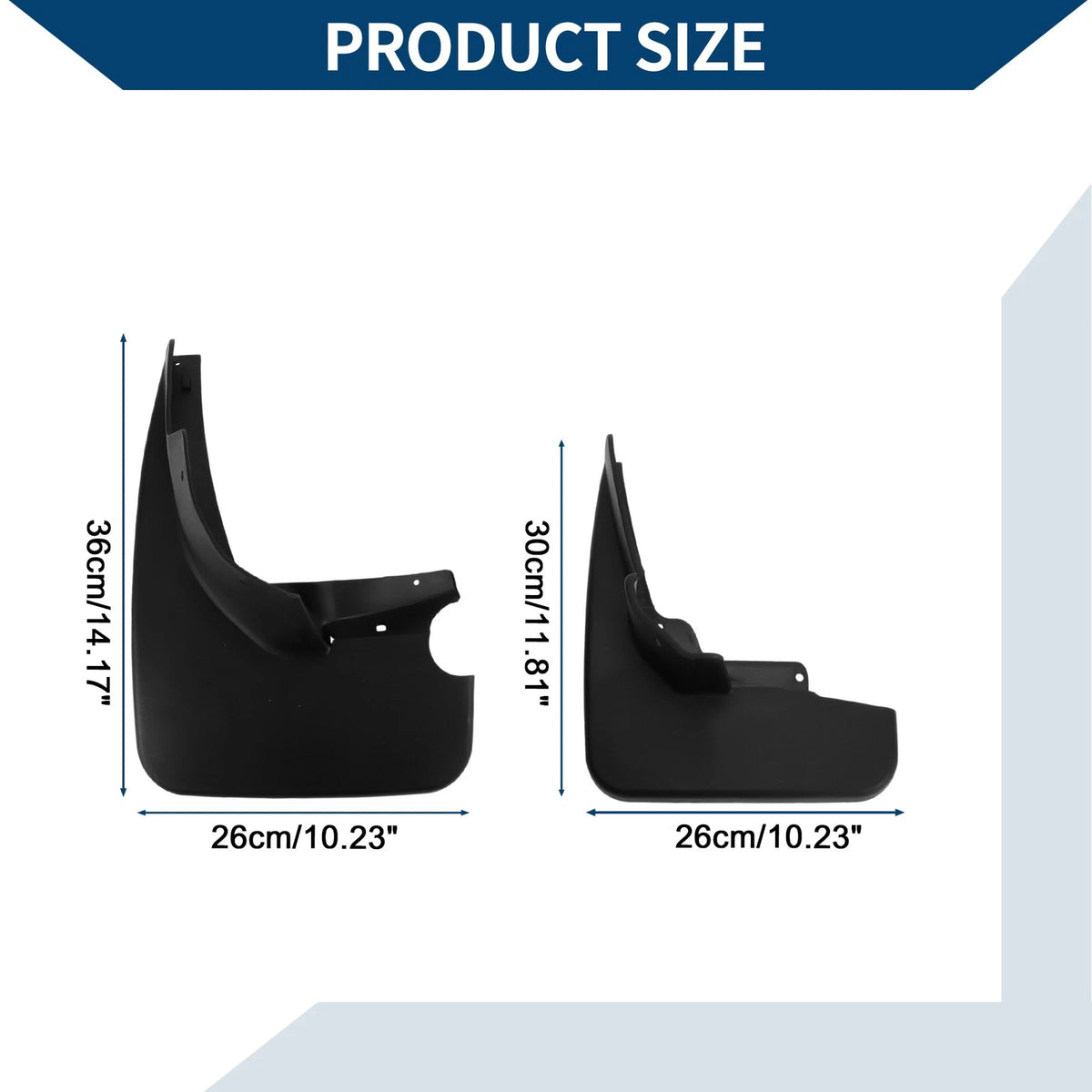 Mud Flaps Splash Guards 1 Set for Mercedes-Benz ML350 ML300 (2007–2011)