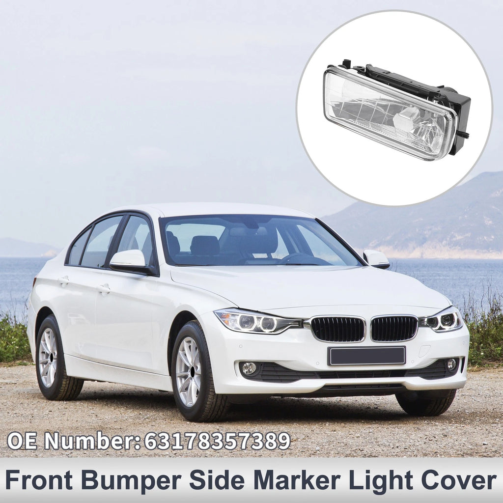 Left Front Bumper Side Marker Light Cover for BMW 3 Series (2006–2012)